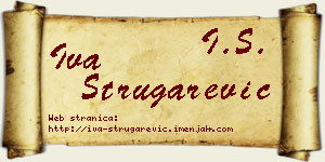 Iva Strugarević vizit kartica